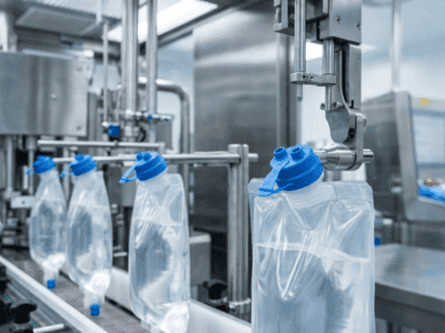 Polymer Co-Injection Caps for BFS and FFS